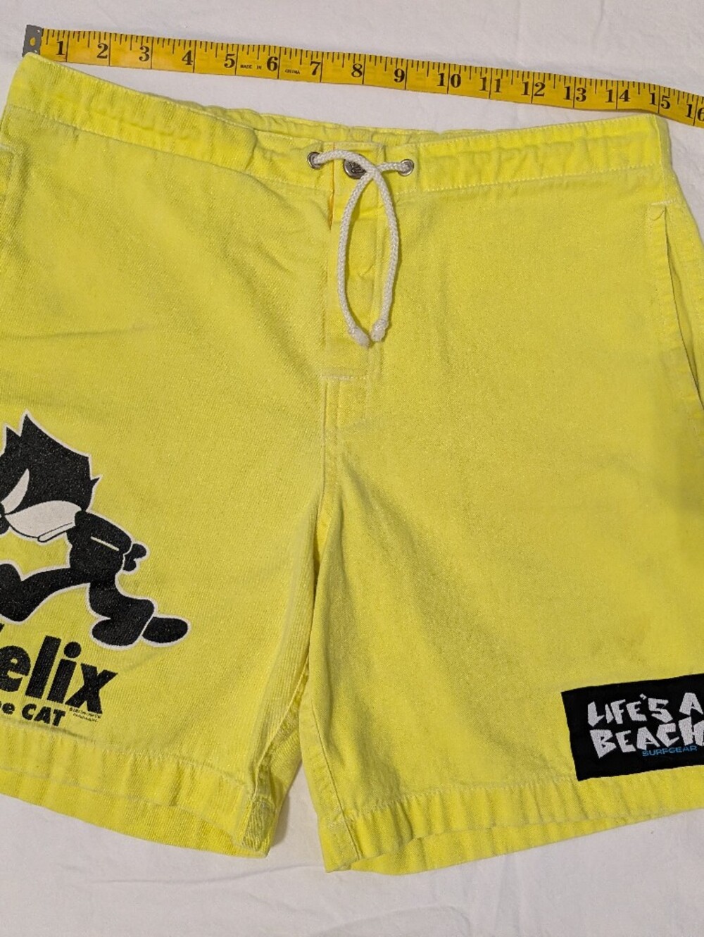 Yellow Men’s Swim Shorts